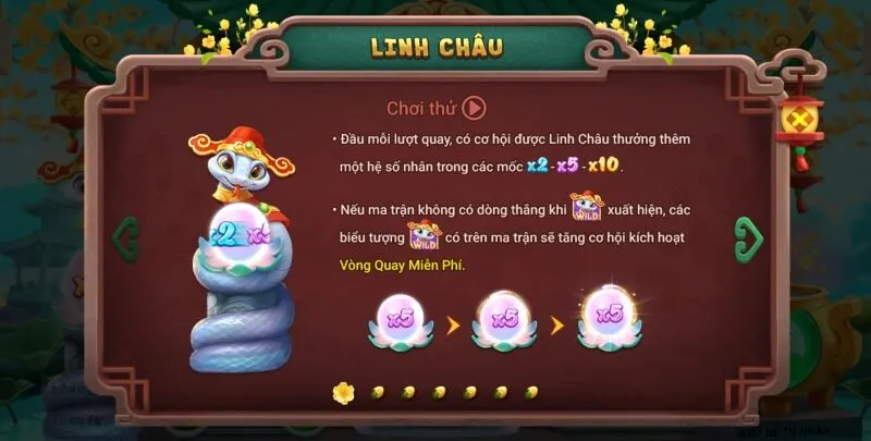 Cách chơi cơ bản và cơ chế slot Linh Châu Ất Tỵ Five88