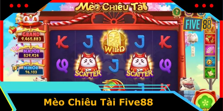 Mèo Chiêu Tài Five88 – Thử thách may mắn để mang thưởng khủng về túi